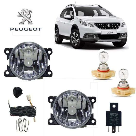 Imagem de Farol de Milha Arteb  Peugeot 2008 2019 H16 Kit