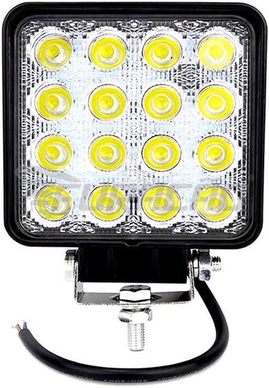 Imagem de Farol de milha / auxiliar 16 led's 4" 6500k - 7000k 48w