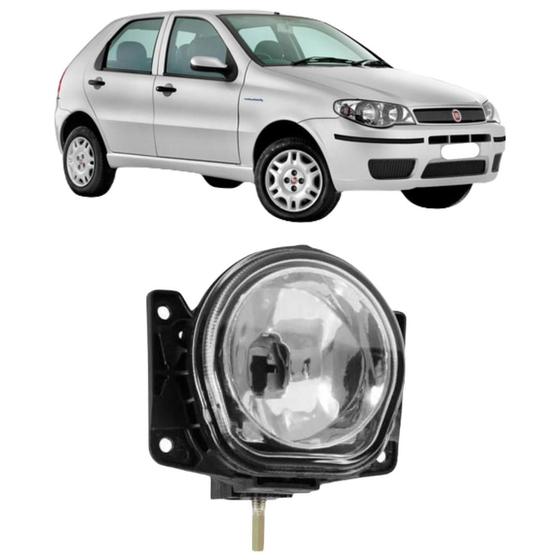 Imagem de Farol De Milha Auxiliar Neblina Fiat Uno Vivace 2010 ate 2021 Vidro ESQUERDO