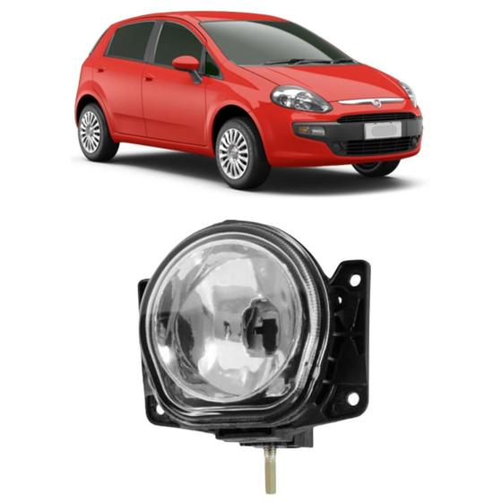 Imagem de Farol de milha fiat punto 2008 a 2017 vidro esquerdo