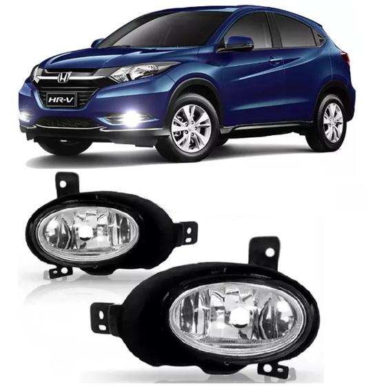 Imagem de Farol De Milha Hrv 2015 2016 2017 2018 2019 Com Suporte