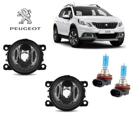 Imagem de Farol de Milha Importado Peugeot 2008 15 H11 Branca Par