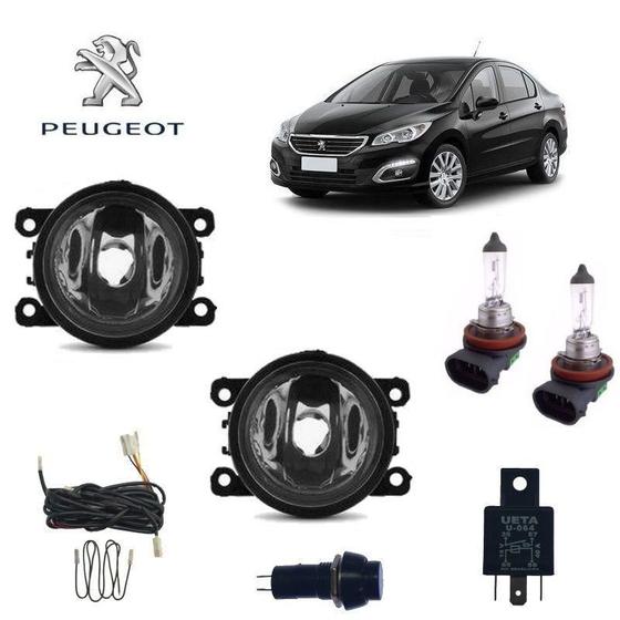 Imagem de Farol de Milha Importado Peugeot 408 2017 a 2019 H11 Kit