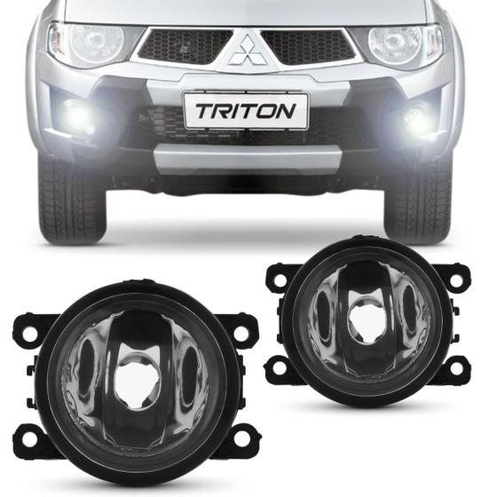 Imagem de Farol de Milha L200 Triton 2011 2012 2013 2014 2015 2016 2017 2018 2019 2020 Auxiliar Neblina