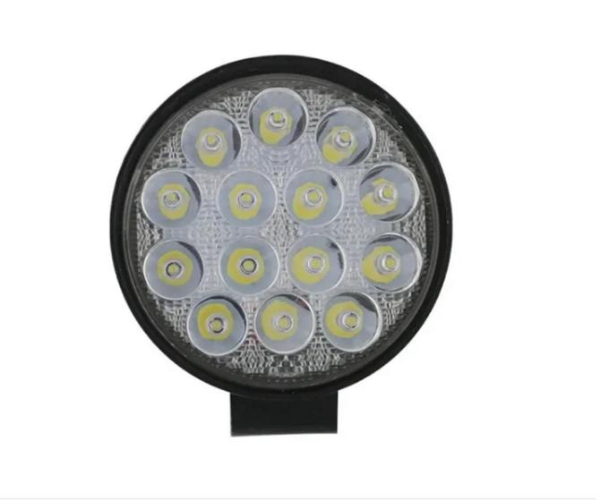 Farol De Milha Led 42w Redondo Universal Longo Alcance Menor preço em Farol De Milha Led 42w Redondo Universal Longo Alcance