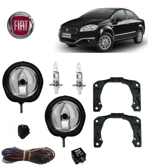 Imagem de Farol de Milha Linea 2017 Com Lâmpada Kit