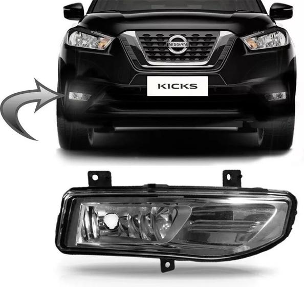 Imagem de Farol de Milha Neblina Nissan Kicks 2017 2018 2019 Direito