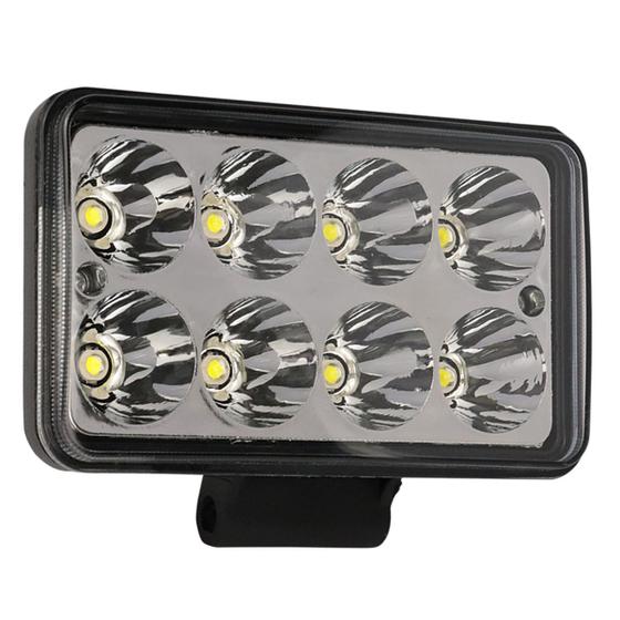 Imagem de Farol de milha retangular 8 leds bivolt 24w - briwax - fino