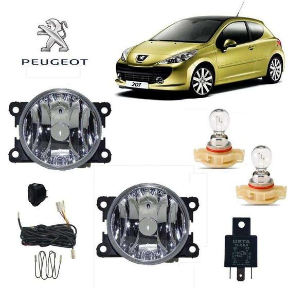 Imagem de Farol de Neblina Arteb  Peugeot 207 06a13 H16 Kit