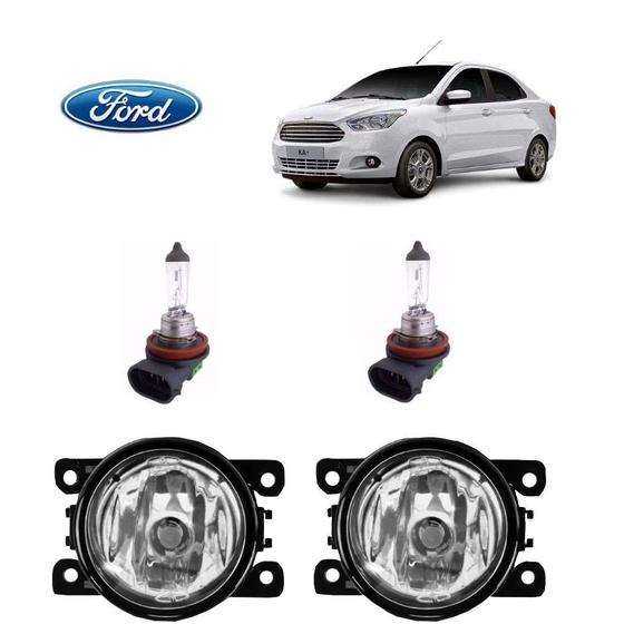 Imagem de Farol de Neblina Ka Sedan 2017 Com Lâmpada H11 Par