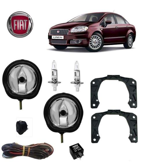 Imagem de Farol de Neblina Linea 2013 Com Lâmpada Kit