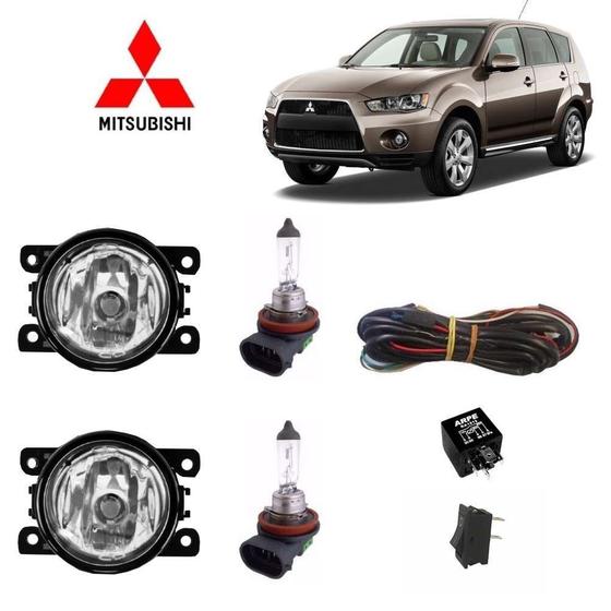 Imagem de Farol de Neblina Outlander 2010 Com Lâmpada H11 Kit