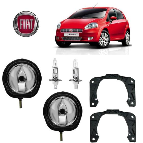 Imagem de Farol de Neblina Punto Attractive 2012 Com Lampada H1 Par