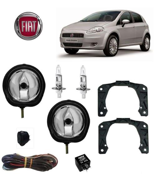 Imagem de Farol de Neblina Punto Essence 2009 Com Lâmpada Kit
