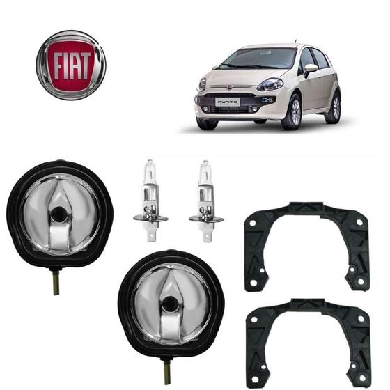Imagem de Farol de Neblina Punto Essence 2017 Com Lampada H1 Par