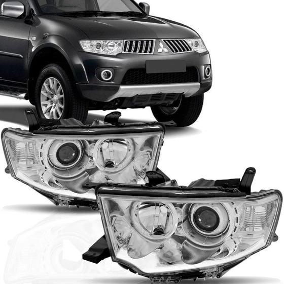 Imagem de Farol Diant Mitsubishi Pajero Dakar 2011 2012 2013 2014 2015