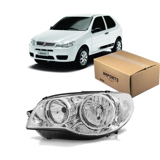 Farol Dianteiro Cromado Lado Esquerdo Imports Palio 2004 A 2012 Mc023048 Menor preço em Farol Dianteiro Cromado Lado Esquerdo Imports Palio 2004 A 2012 Mc023048