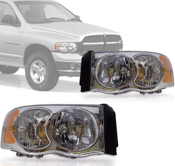 Imagem de Farol Dianteiro Dodge Ram 2004 2005 04 05 Depo