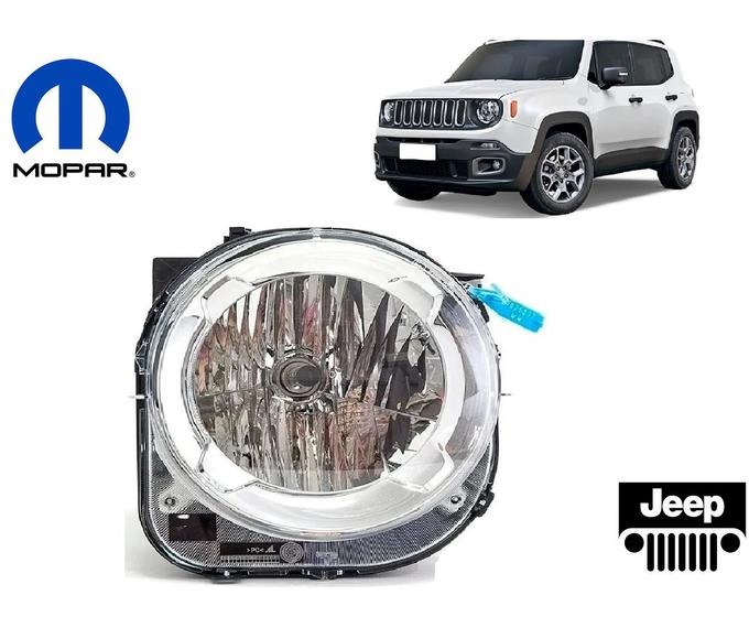Farol Dianteiro Esquerdo Jeep Renegade Original Mopar 51984951 Menor preço em Farol Dianteiro Esquerdo Jeep Renegade Original Mopar 51984951