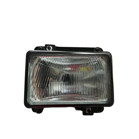 Imagem de Farol Dianteiro H4 Alto e Baixo Com Vigia Mercedes Benz 1114 2213 1929 1932 1933 1934 Carapreta de Vidro Aro Preto L.Dir