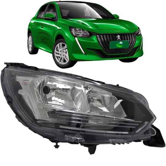 Imagem de Farol Direito Peugeot  2024 Sem Led