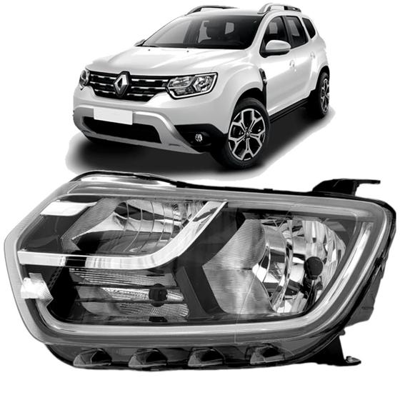 Imagem de Farol Duster 2021 2022 2023 2024 Led DRL Esquerdo