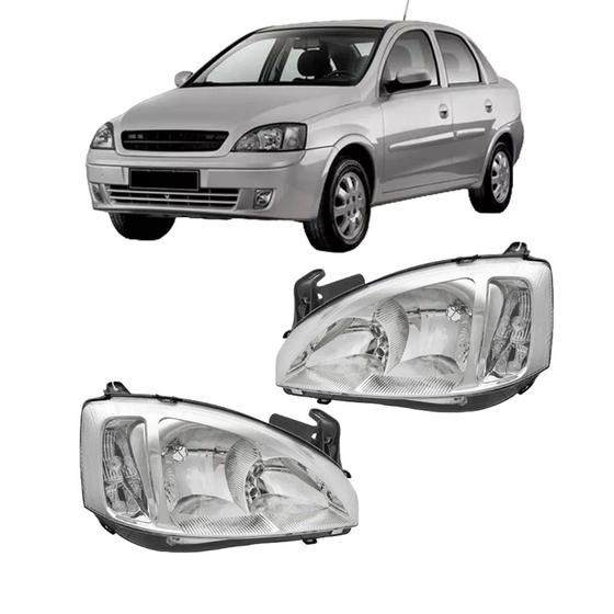 Imagem de Farol Escort Zetec 1997 1998 a 2002 Carcaça Cinza Skywind