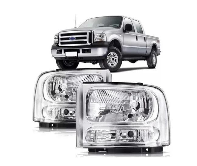 Imagem de Farol Ford F250 F350 F4000 2006 2007 08 2009 2010 2011