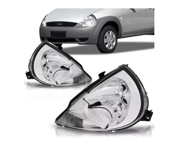 Imagem de Farol Ford Ka 1997 98 99 00 01 02 03 04 05 2006 2007 Cristal --ESCOLHA O LADO 