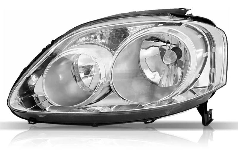 Imagem de Farol Fox 2007 2008 2009 Foco Duplo Cromado Tyc ESQUERDO