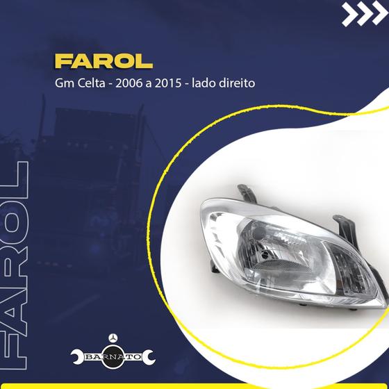 Imagem de Farol gm celta princ 06/15 dir - arteb 4008203561