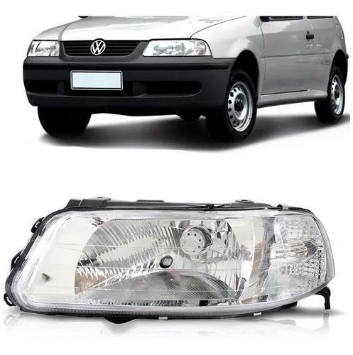 Imagem de Farol gol 1999 a 2005 g3 masc cromada com defletor foco simples le