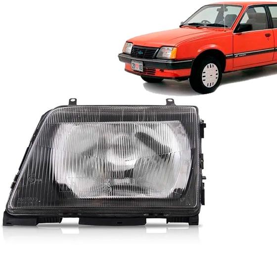 Imagem de Farol H4 Monza 88 a 90 Cromado Lado Esquerdo