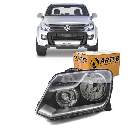 Imagem de Farol H7 h15 Regulagem Manual 2010 Lado Esquerdo Arteb Amarok A 2021 160753