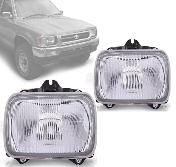 Imagem de Farol Hilux 4x4 4x2 92 93 94 95 Á 01 L200 92 À 03 C Carcaça