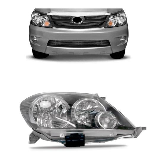 Imagem de Farol Hilux Sw4 2004 A 2008 Cromomix