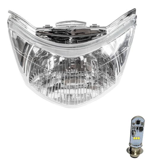 Imagem de Farol Honda Biz 125 2005 06 07 2008 2009 2010 C/led - Plasmoto