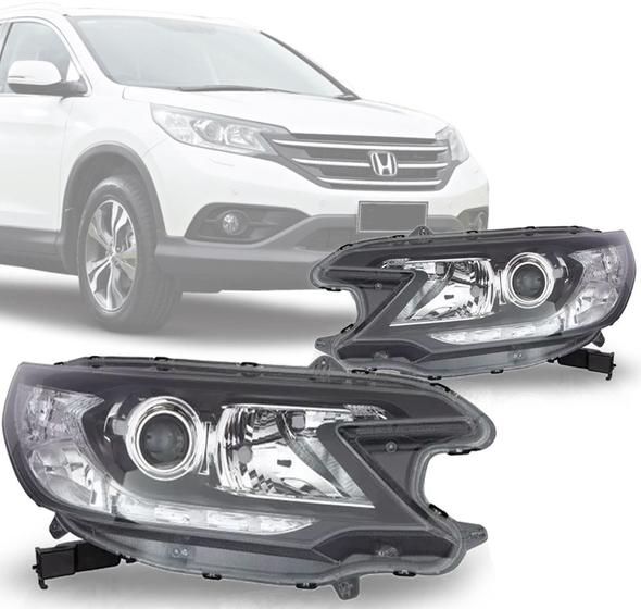 Imagem de Farol Honda Crv 2012 2013 2014 2015 2016 Com Projetor