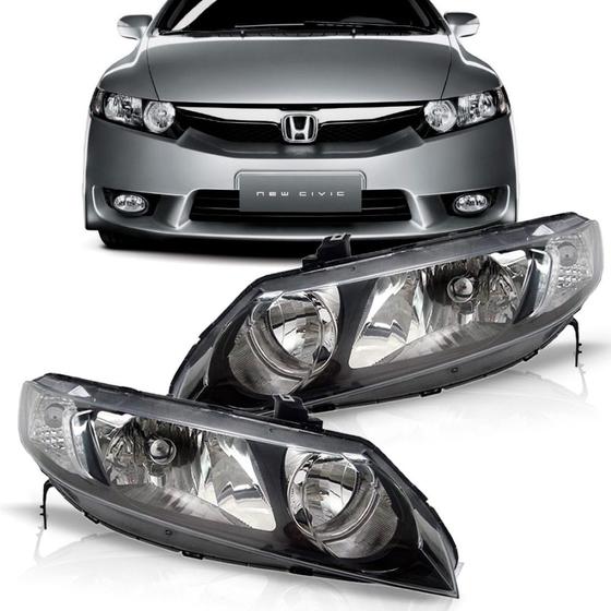 Imagem de Farol Honda New Civic 2006 2007 2008 2009 2010 2011