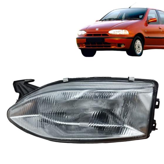 Imagem de Farol lado esquerdo motorista fiat palio 1996/1997/1998/1999/2000 simples