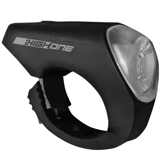 Imagem de Farol Lanterna Bike 1 Led 40 Lumens 3 Funções usb Preto High One