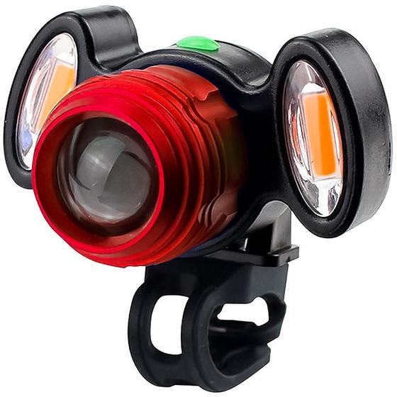 Imagem de Farol Lanterna Bike Led T6 Com Zoom / Recarregável