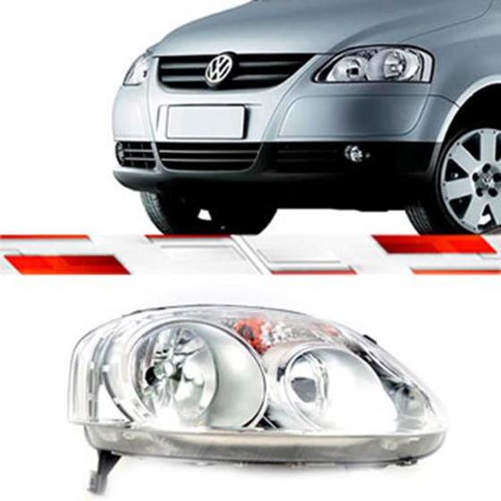 Farol ld fox spacefox crossfox 2004 até 2009 biparabola Menor preço em Farol ld fox spacefox crossfox 2004 até 2009 biparabola