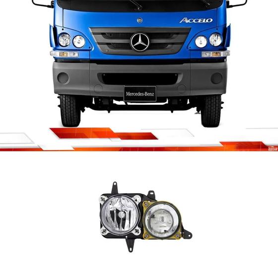 Farol le mercedes 915 c 1016 815 accelo 2008 em diante soquete tipo cachimbo Menor preço em Farol le mercedes 915 c 1016 815 accelo 2008 em diante soquete tipo cachimbo