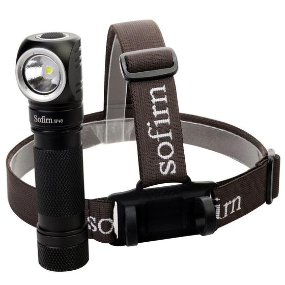 Imagem de Farol LED SP40 Cree XPL 1200lm 18650 USB recarregável