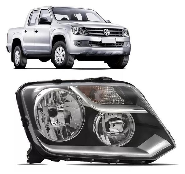 Imagem de Farol Mascara Negra Amarok 2011 2012 a 15 2021 2022 Direito