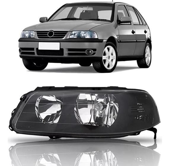 Imagem de Farol Mascara Negra Foco Duplo Gol G3 1999 a 2003 Esquerdo