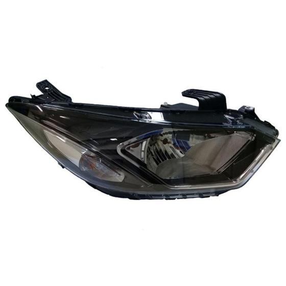 Imagem de Farol Mascara Negra Lado Esquerdo Com Drl Led Pecas Genuinas Gm Onix prisma 52154160