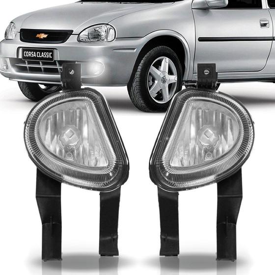 Imagem de Farol Milha Corsa Classic 2000 2001 2002 2003 2004 2005 06 07 08 09 10 2010 Pick Up Sedan 2000 2001