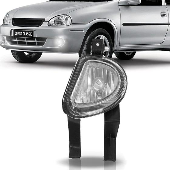 Imagem de Farol Milha Corsa Classic 2000 2001 2002 2003 2004 2005 06 07 08 09 10 2010 Pick Up Sedan 2000 2001